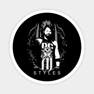 vintage aj styles Magnet